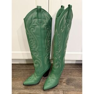 Steve Madden Lasso Western Boots Women's ‎ Size 6 Leather Western Country
